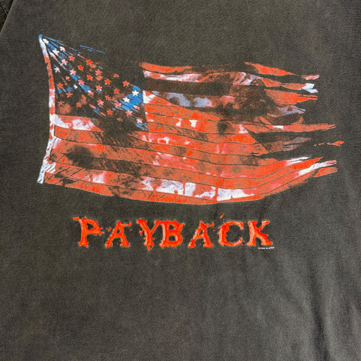 Vintage Slayer "Payback" Band Tee Black