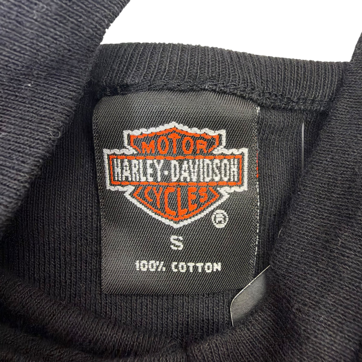 (W) Vintage Harley Davidson Sturgis Button Front Tank Top Black