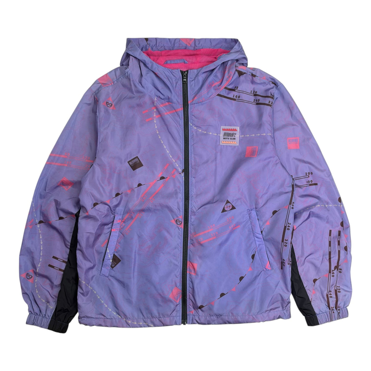 Billionaire Boys Club Nautical Print Windbreaker Purple
