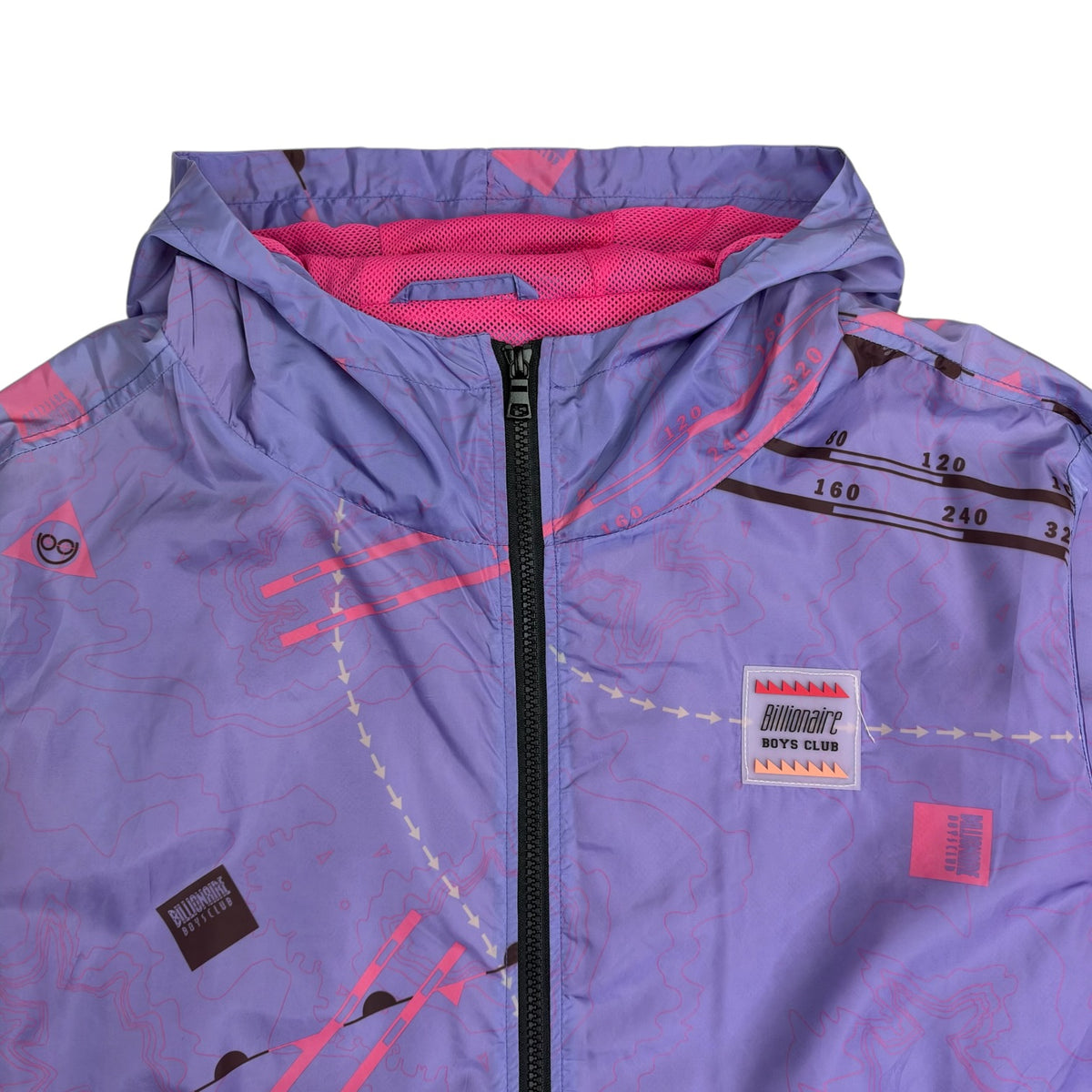 Billionaire Boys Club Nautical Print Windbreaker Purple