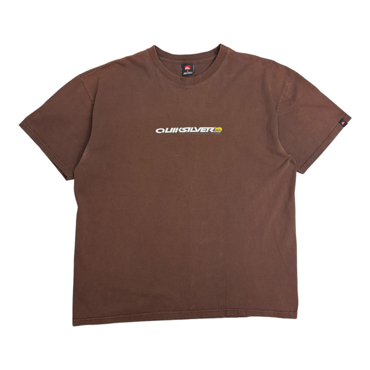 Vintage Quicksilver Logo Tee Brown