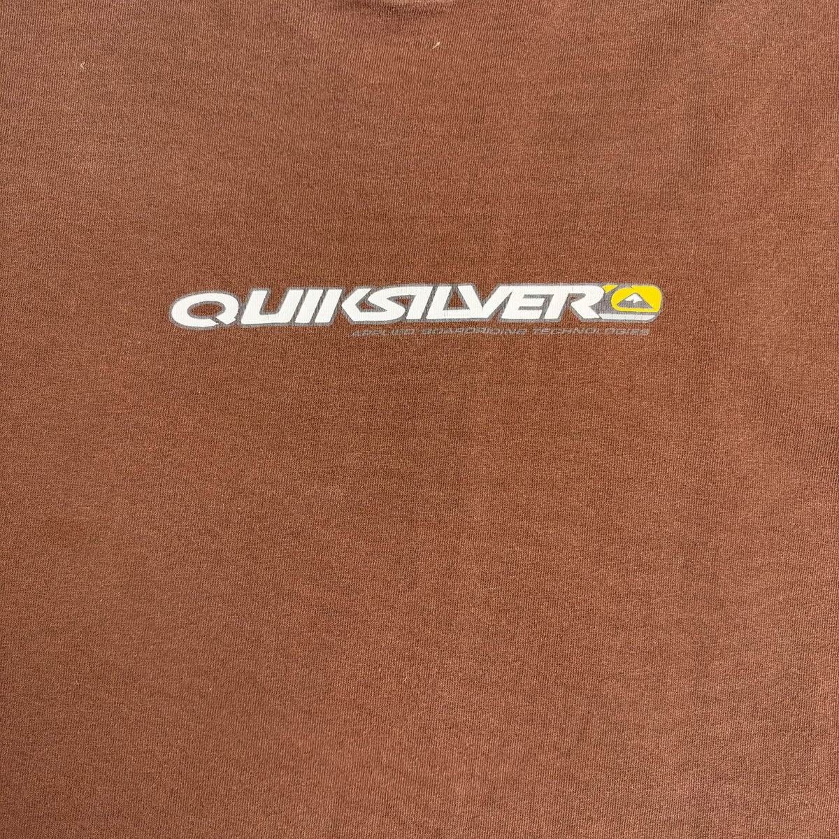 Vintage Quicksilver Logo Tee Brown
