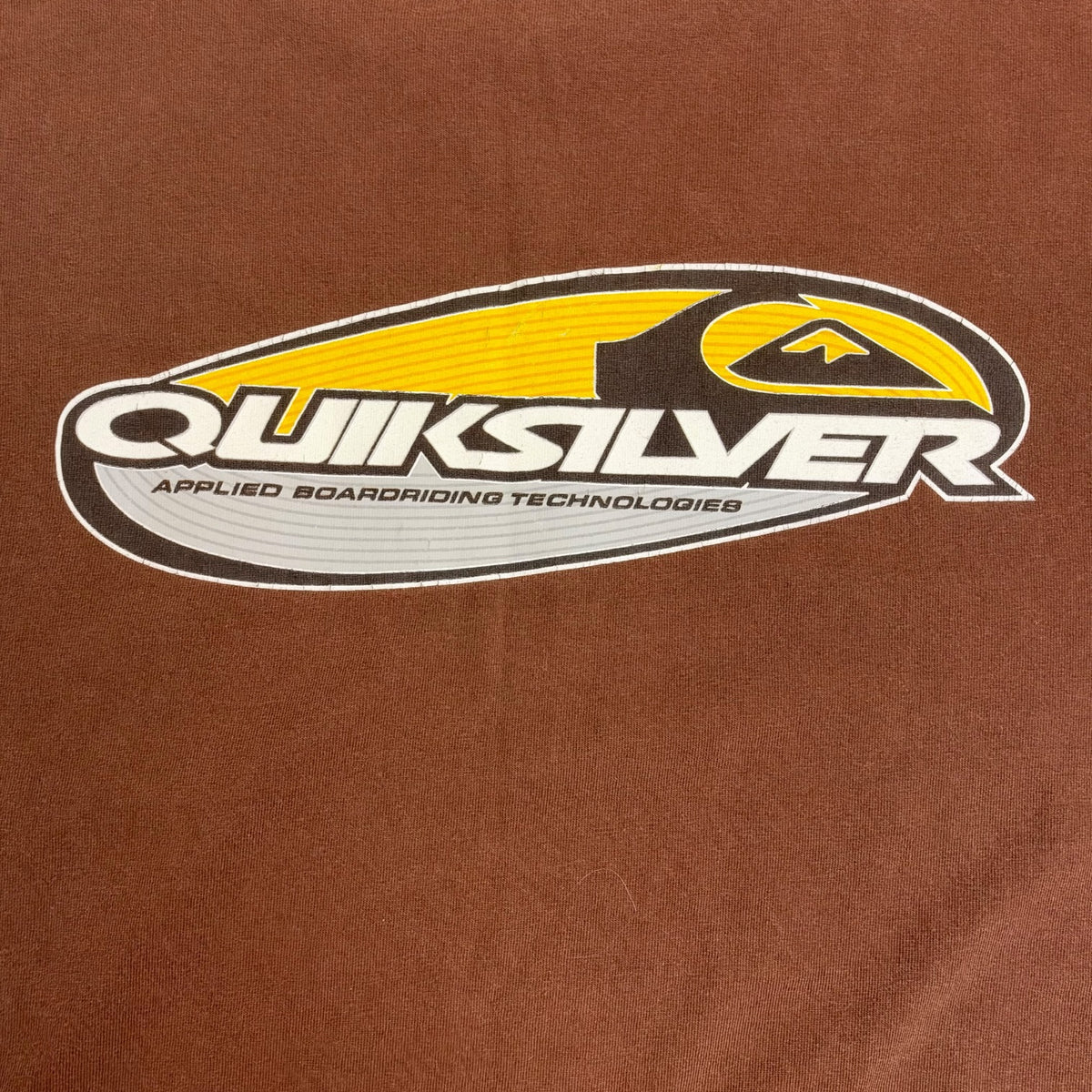 Vintage Quicksilver Logo Tee Brown