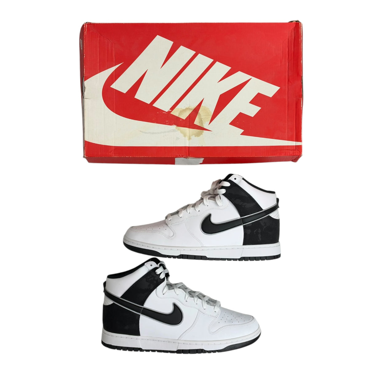Nike Dunk High Retro SE White Black Camo