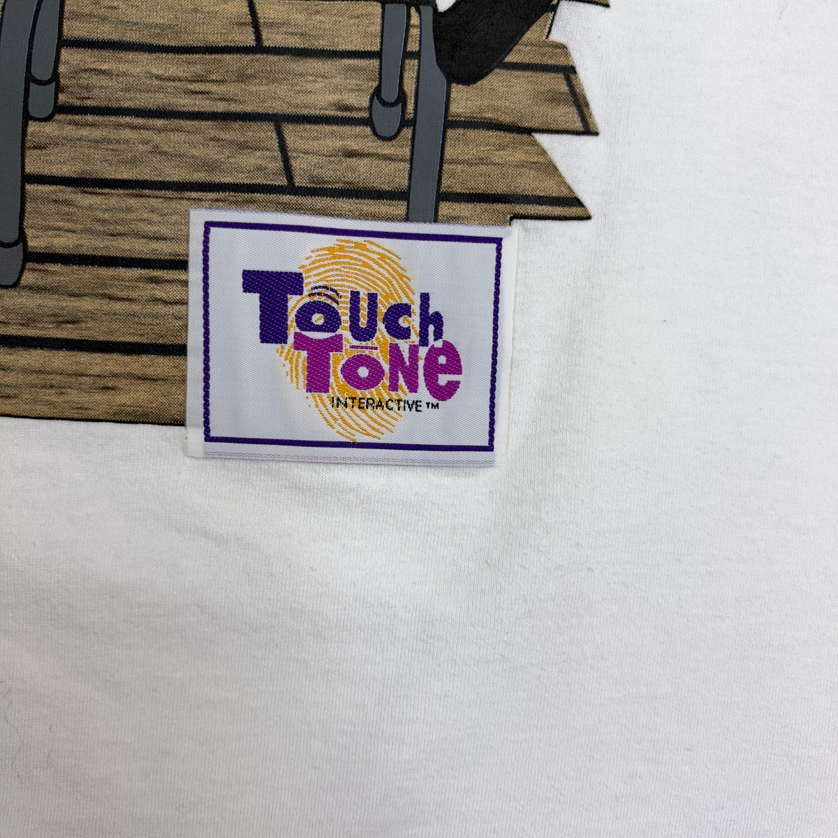 1997 Beavis & Butthead MTV Touch Tone Tee White