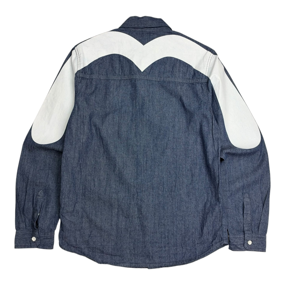 Evisu Denim Button Up Shirt Indigo