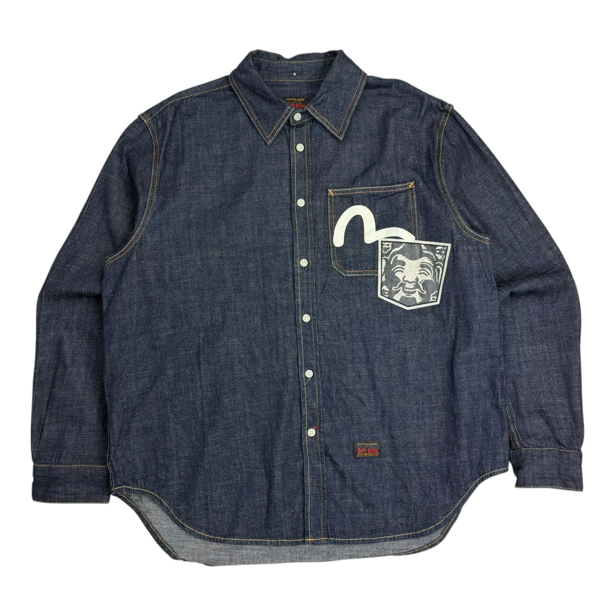 Evisu Denim Jacket Raw Indigo