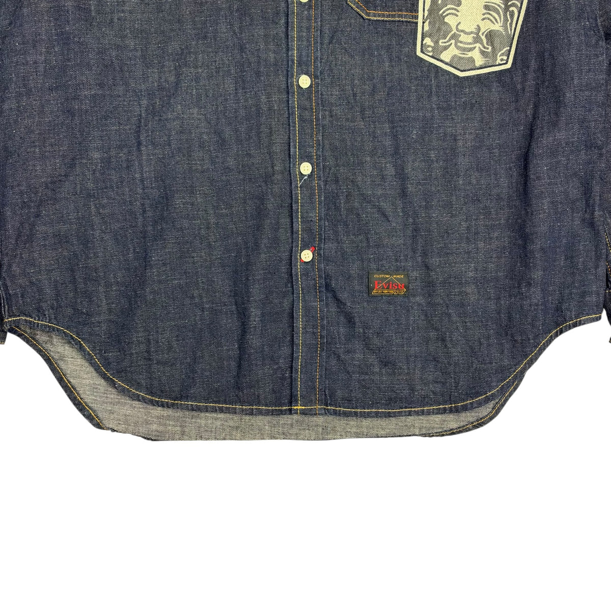 Evisu Denim Jacket Raw Indigo