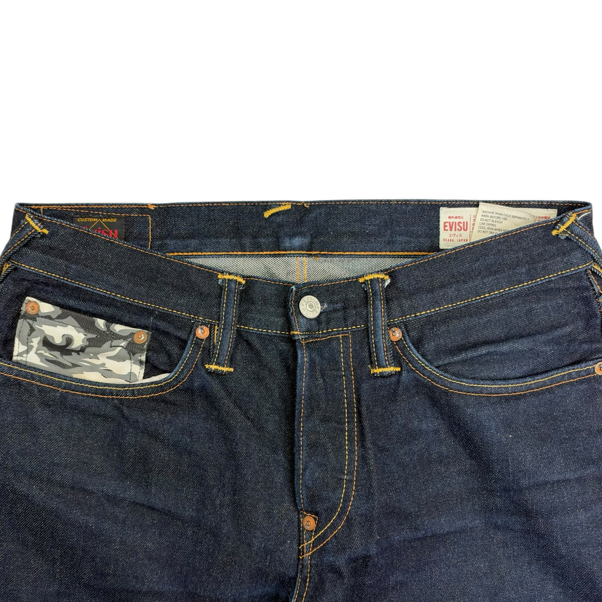 Evisu No.3 Denim Pants Dark Wash