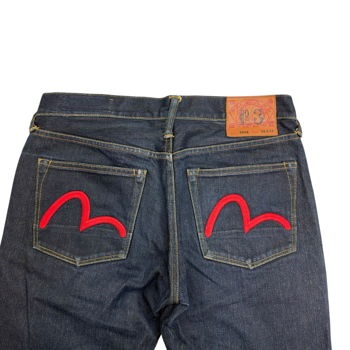 Evisu Daicock Heritage Denim Pants Indigo