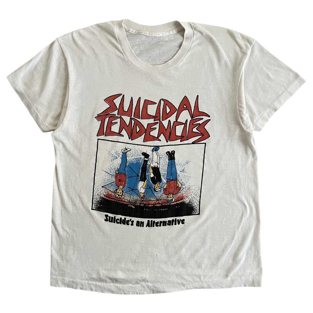 Vintage 80s Suicidal Tendencies “Suicide’s An Alternative” T-Shirt