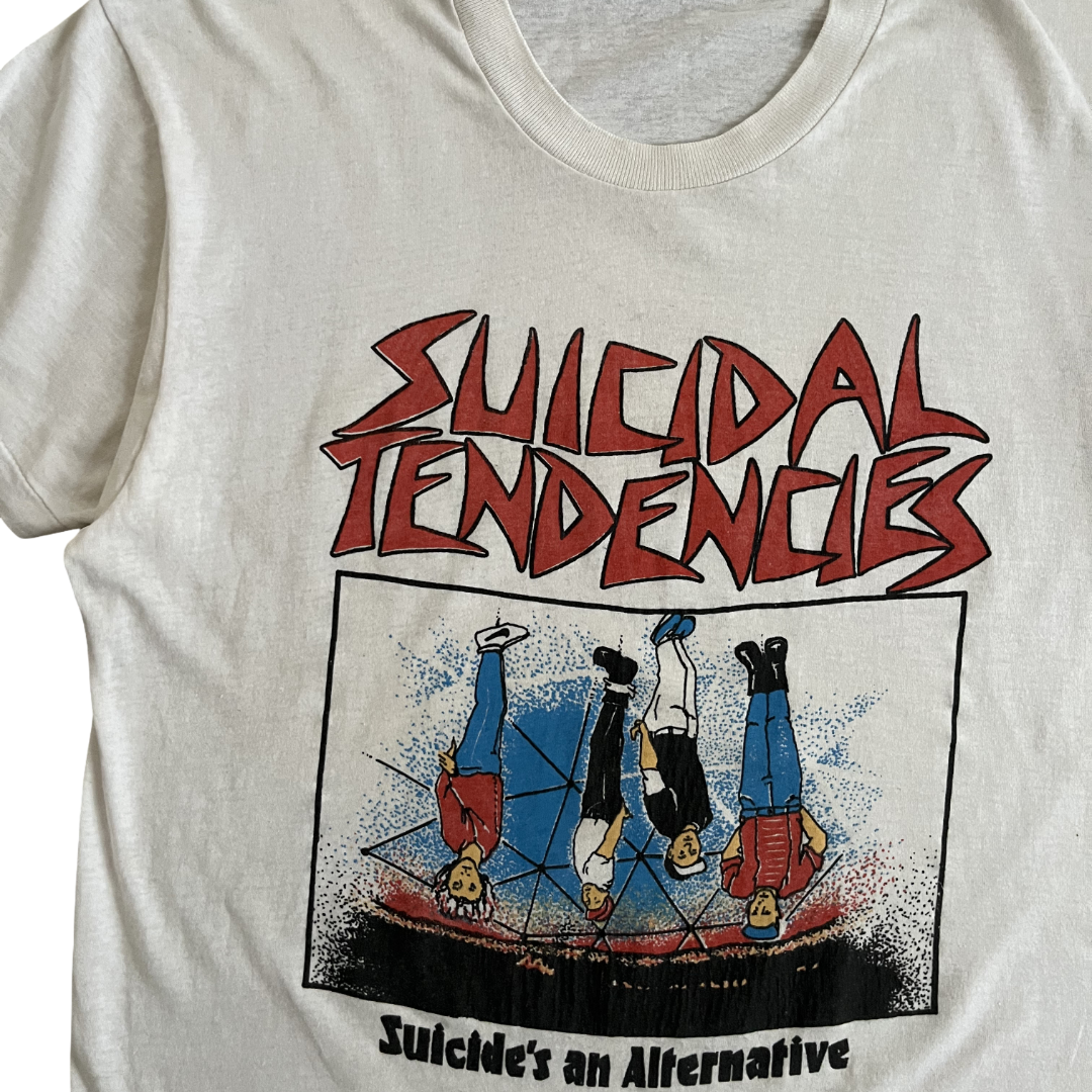 Vintage 80s Suicidal Tendencies “Suicide’s An Alternative” T-Shirt