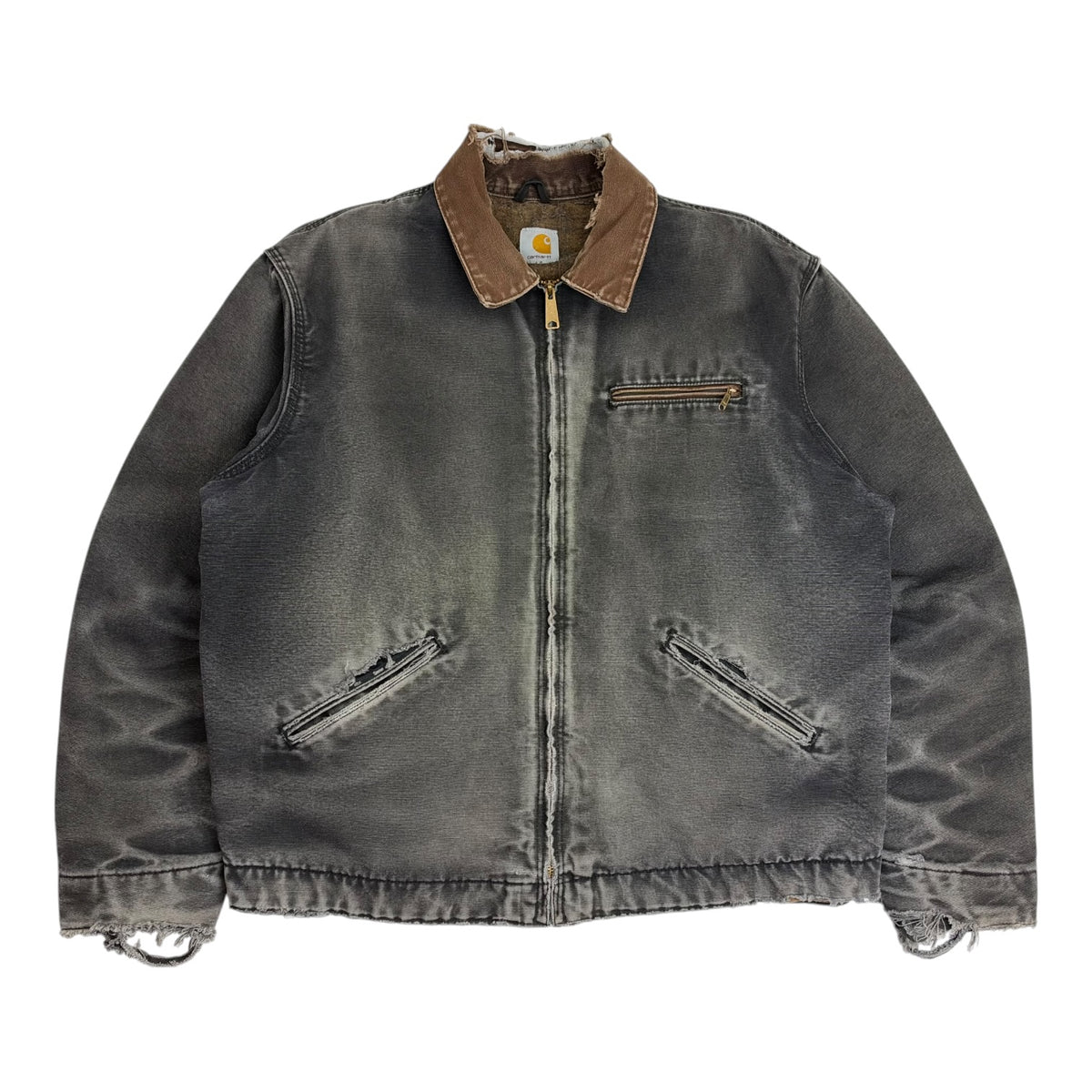 Vintage Carhartt Detroit Jacket Faded Grey