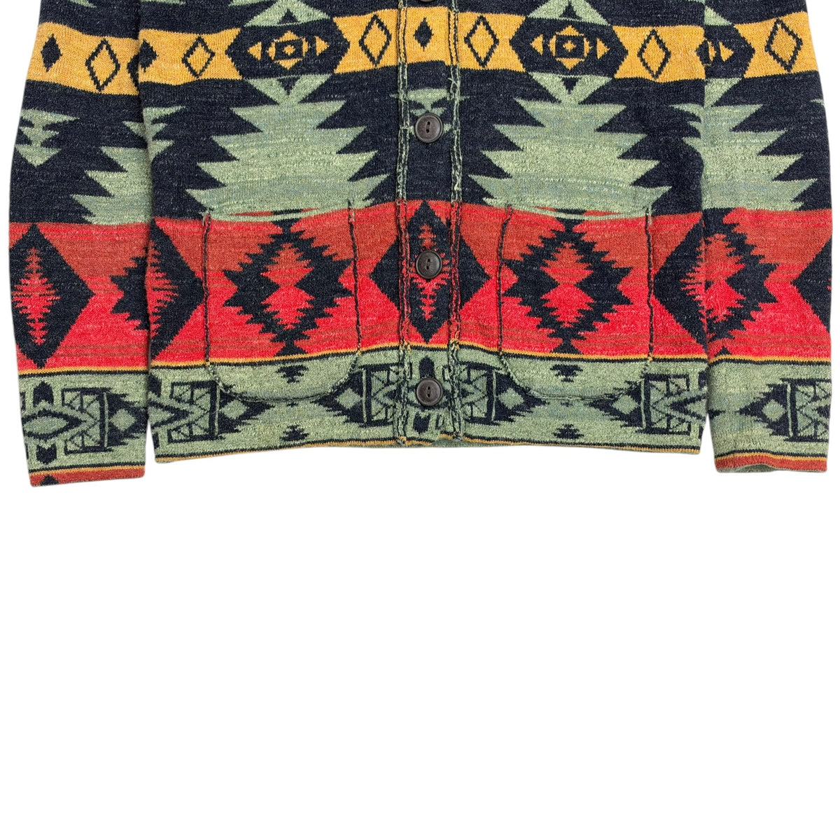 Vintage Denim & Supply Ralph Lauren Southwestern Navajo Print Sweater Multicolour
