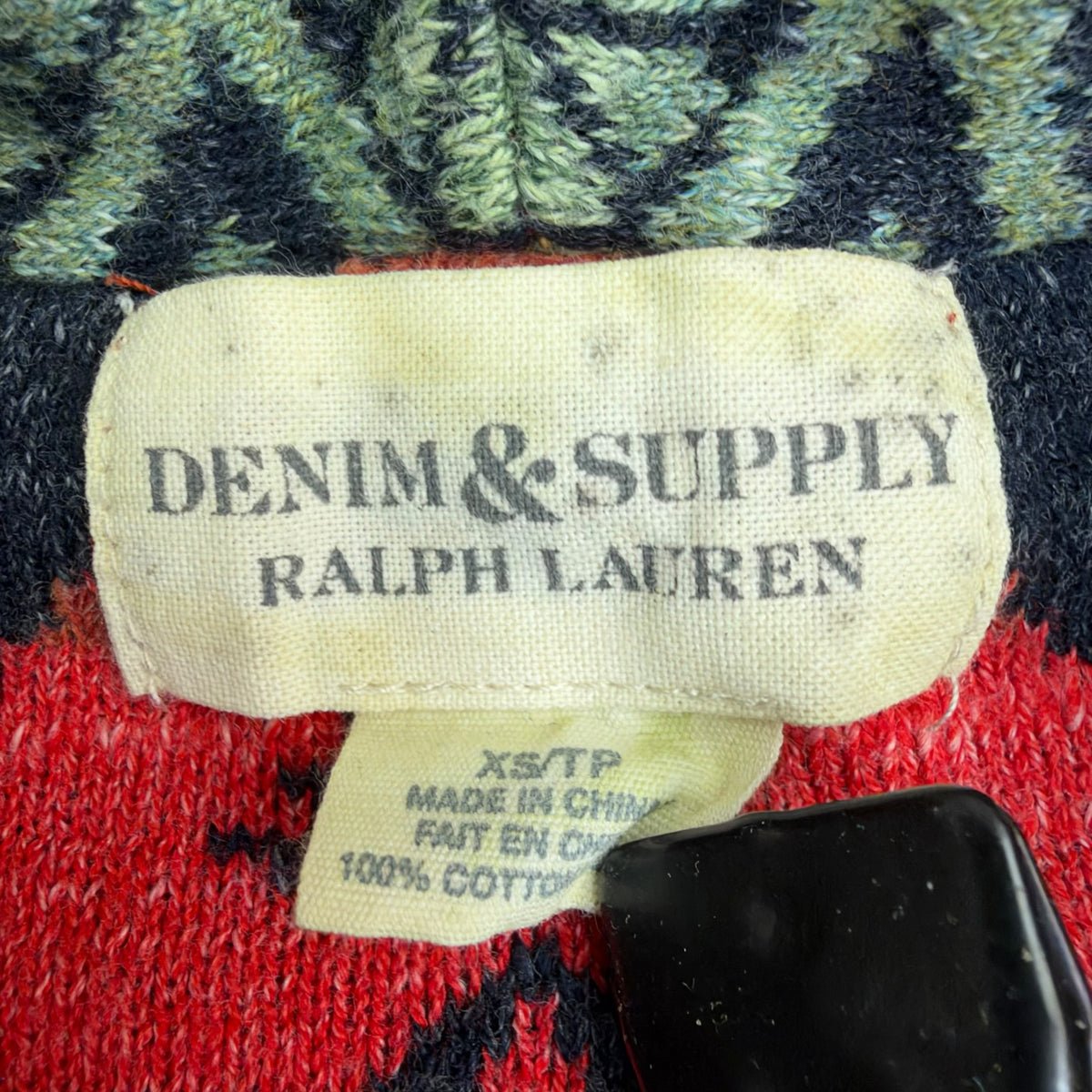 Vintage Denim & Supply Ralph Lauren Southwestern Navajo Print Sweater Multicolour