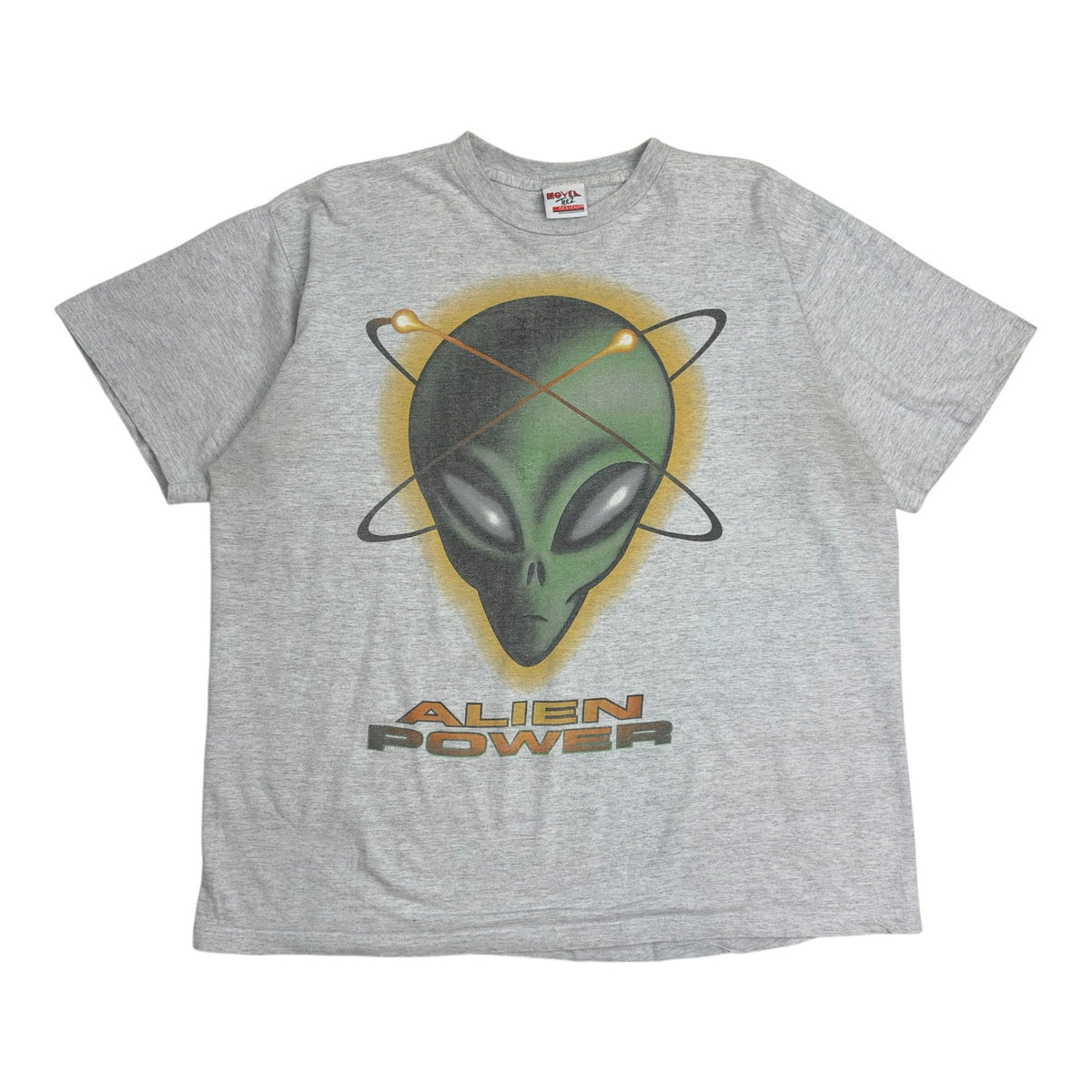 Vintage Alien Power Tee Light Grey