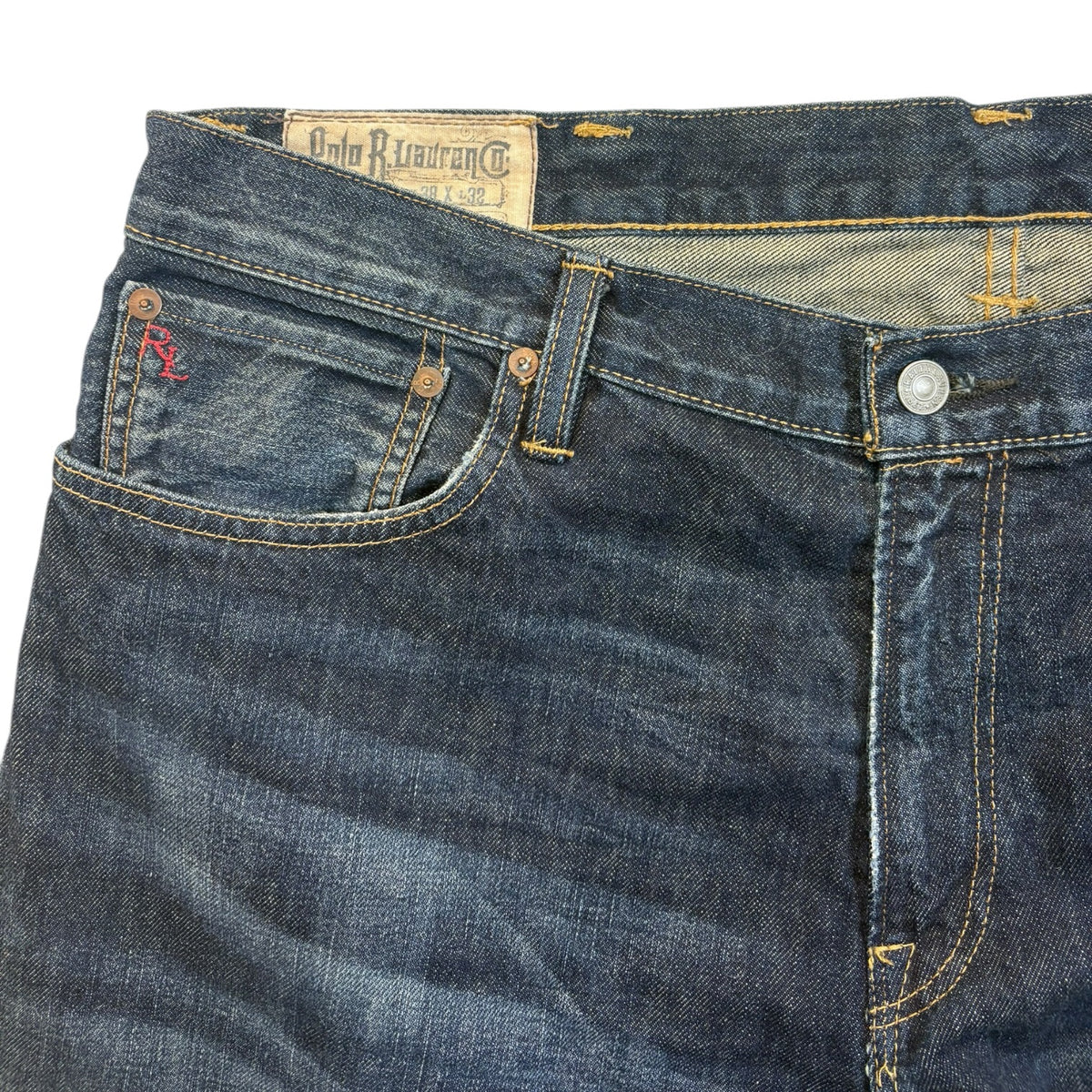 Polo Ralph Lauren Varick Slim Straight Selvedge Jeans Indigo