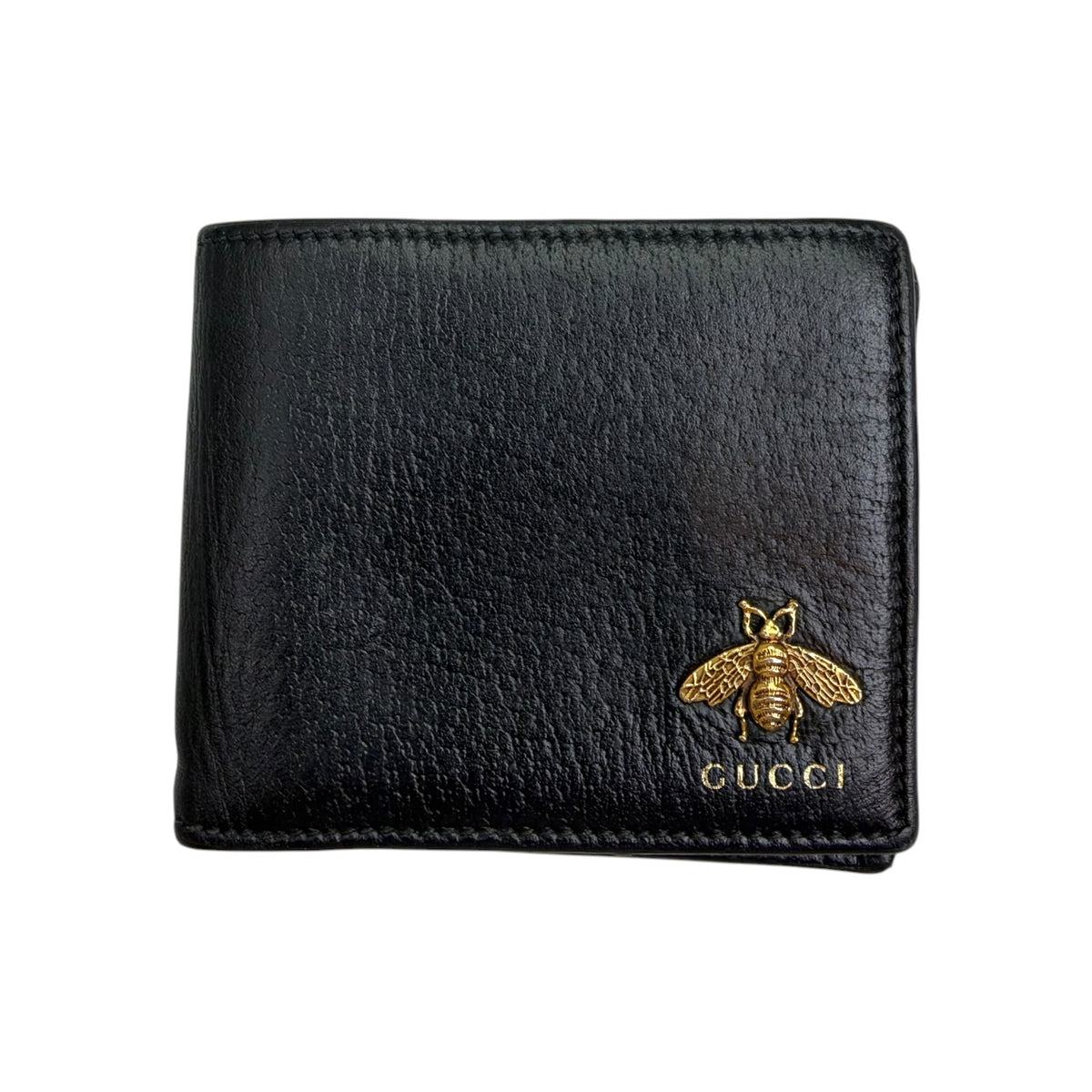 Gucci Animalier Bee Bifold Wallet Black
