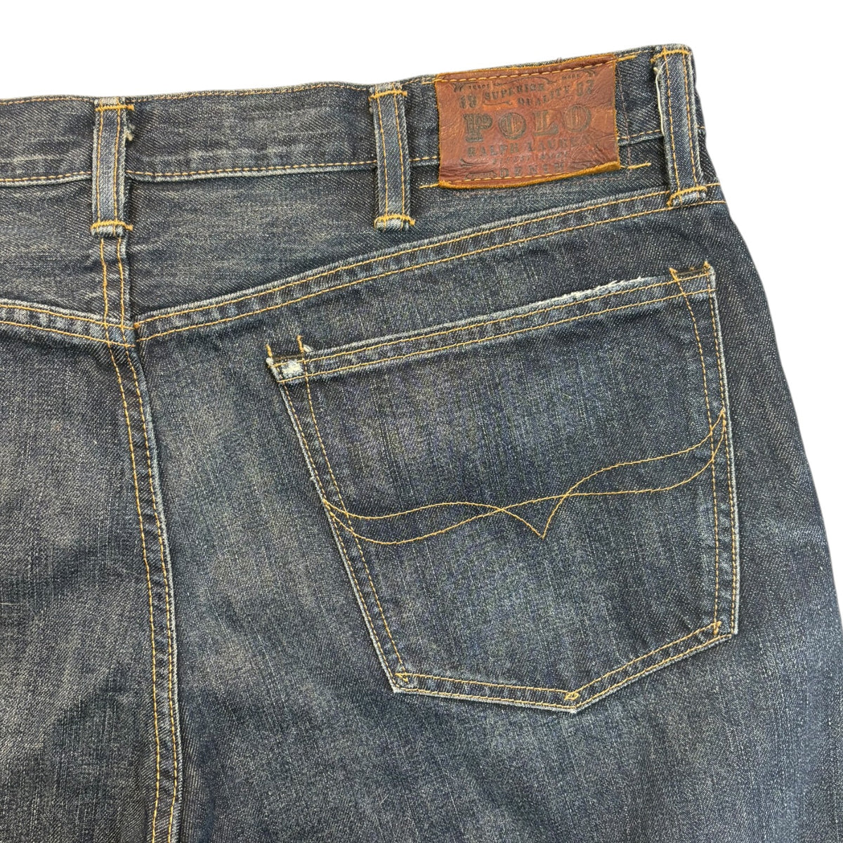 Polo Ralph Lauren Varick Slim Straight Selvedge Jeans Indigo