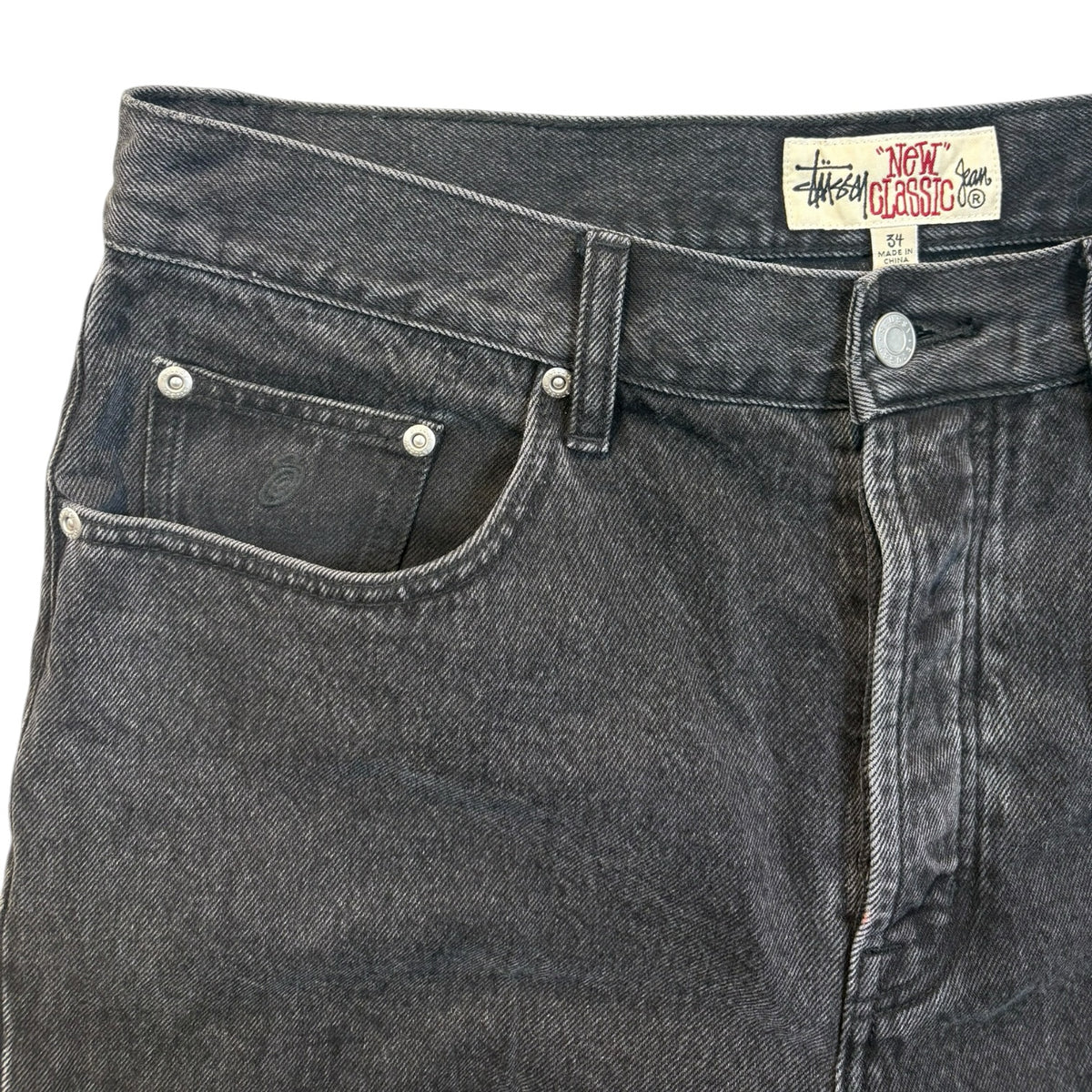 Stussy New Classic Jeans Denim Black