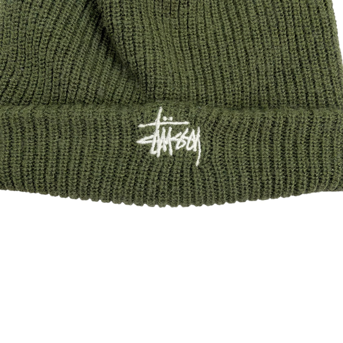 Stussy Basic Cuff Beanie Dark Olive