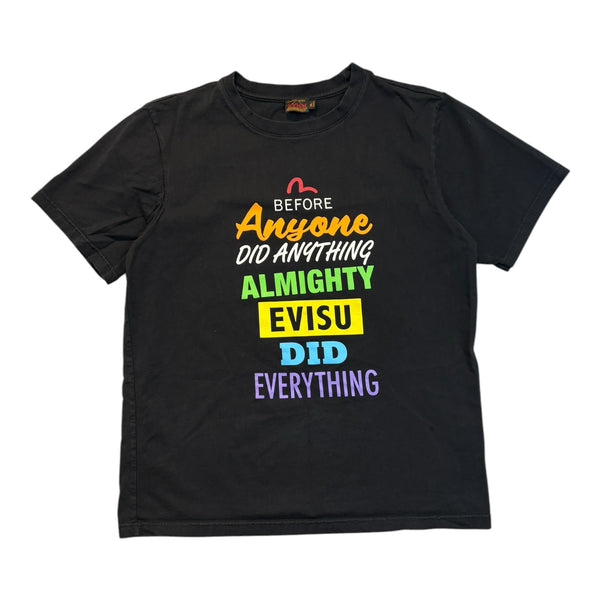 Evisu “Did Everything” Tee Black