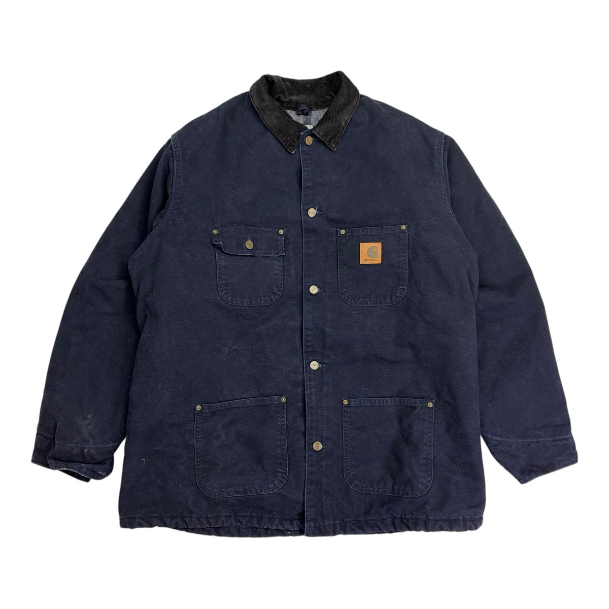 Vintage Carhartt Chore Coat Navy Blue