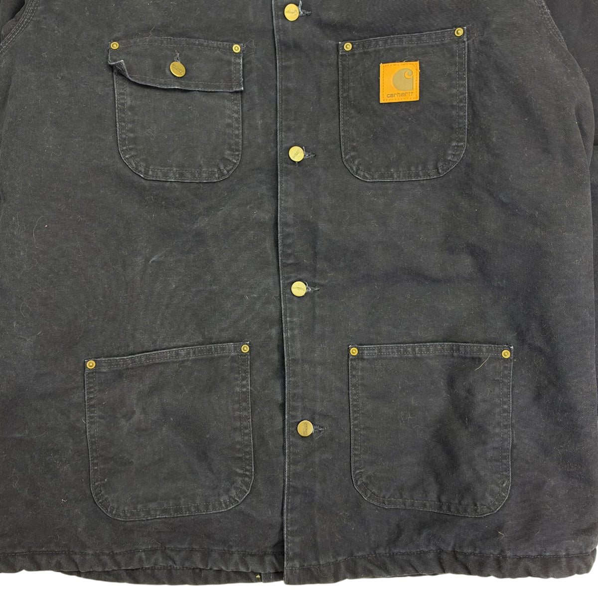 Vintage Carhartt Chore Coat Navy Blue