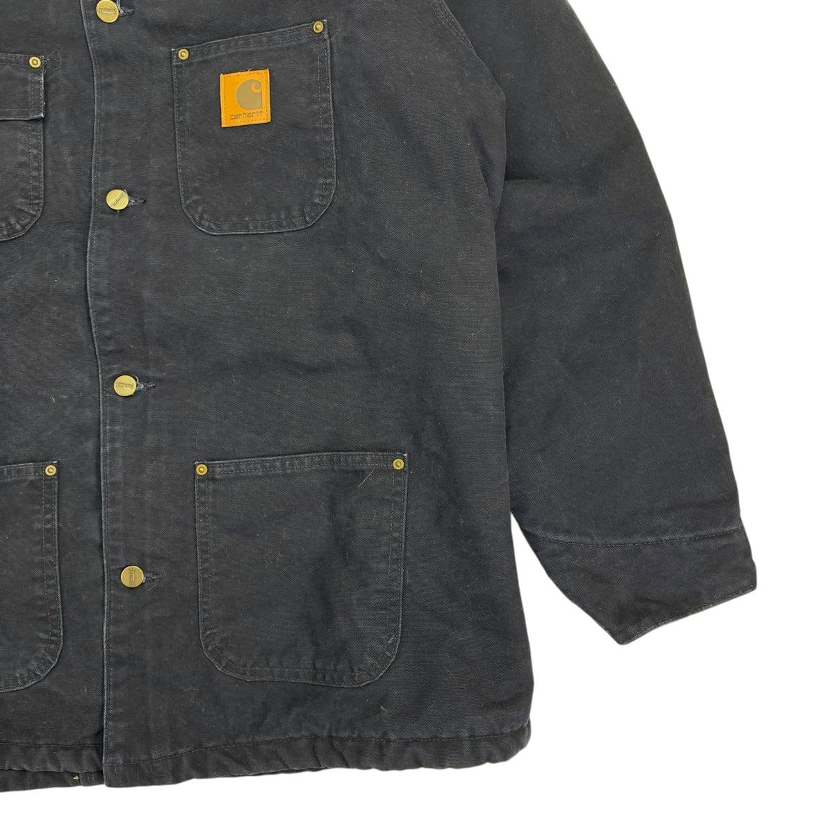 Vintage Carhartt Chore Coat Navy Blue
