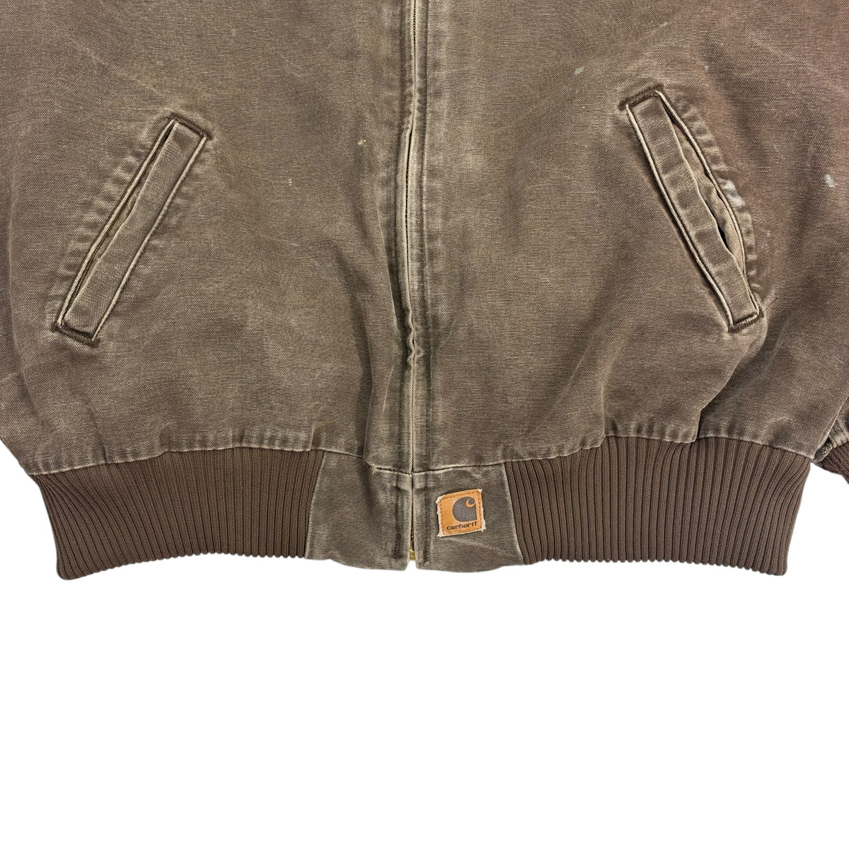 Vintage Carhartt Santa Fe Bomber Jacket Brown