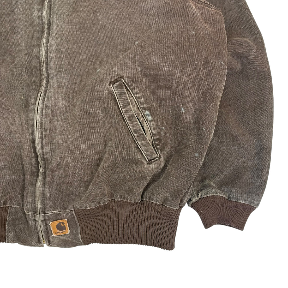 Vintage Carhartt Santa Fe Bomber Jacket Brown