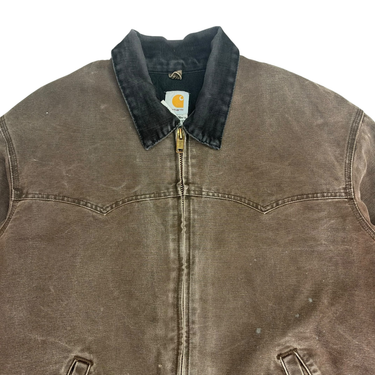 Vintage Carhartt Santa Fe Bomber Jacket Brown