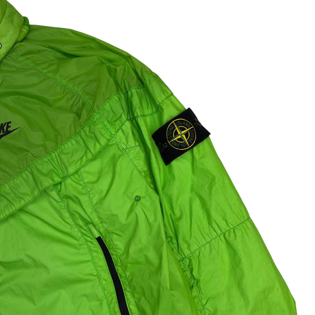 Stone Island x NikeLab Hyper Light Membrana Windrunner Jacket Green
