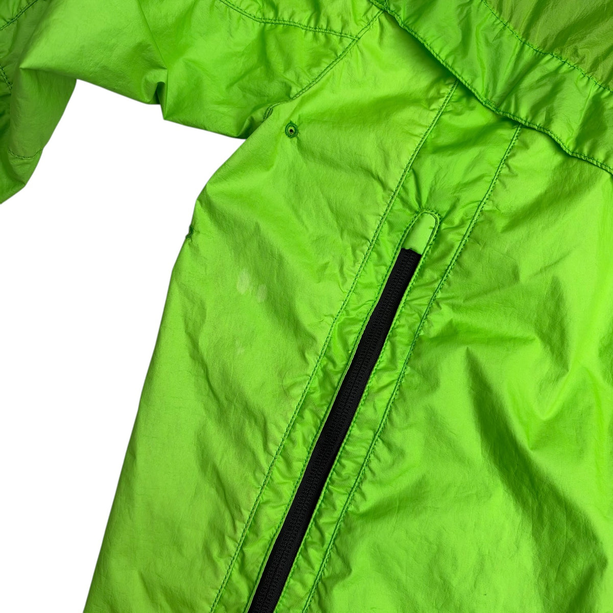 Stone Island x NikeLab Hyper Light Membrana Windrunner Jacket Green