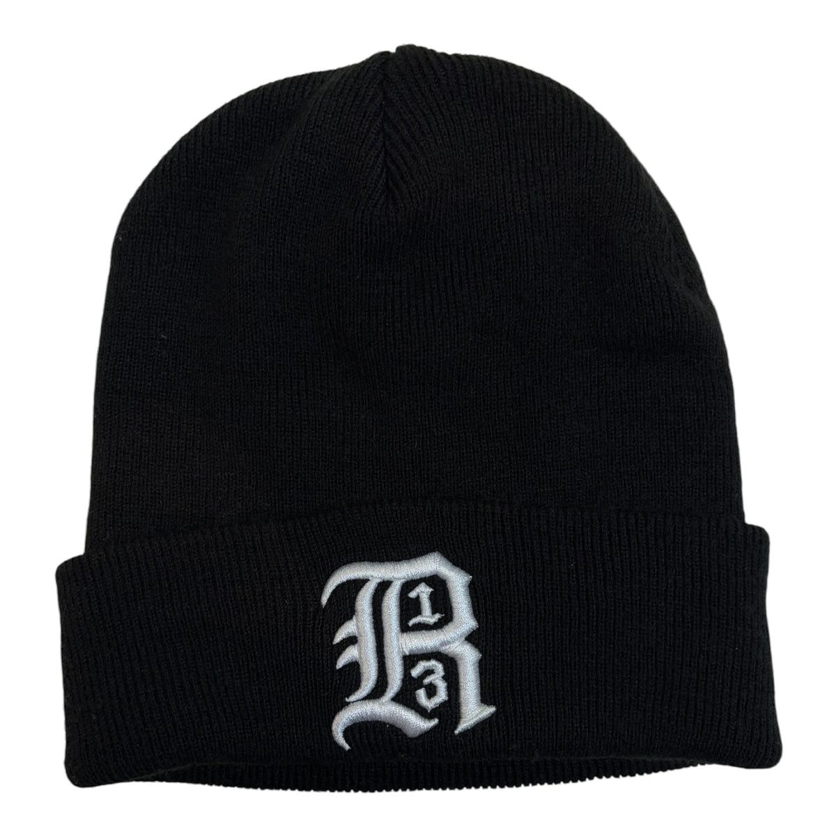 R13 Black Beanie