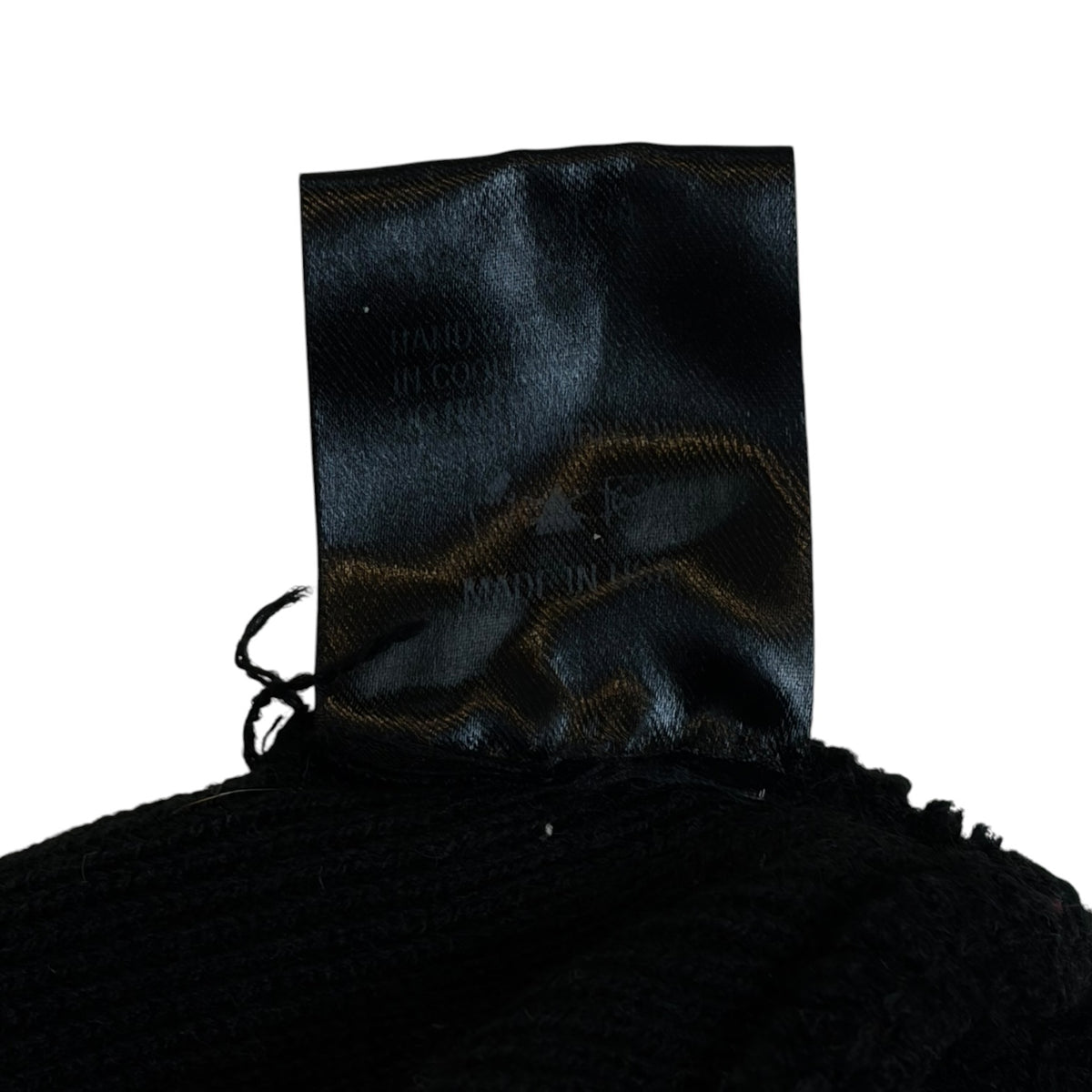 R13 Black Beanie