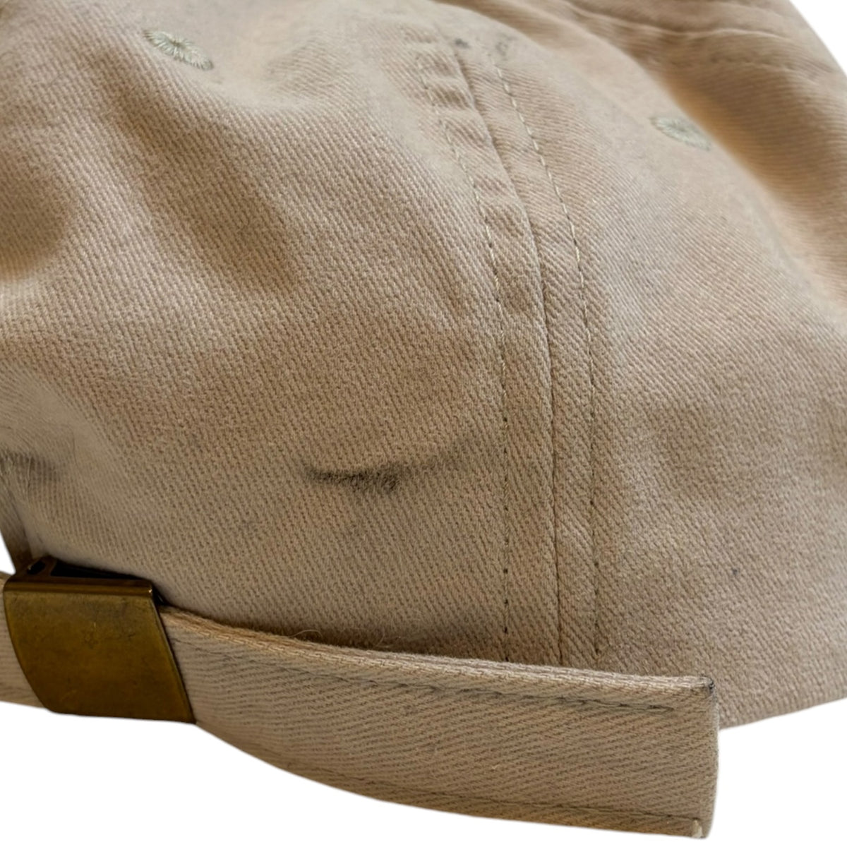 Stussy Bear Strapback Hat Beige