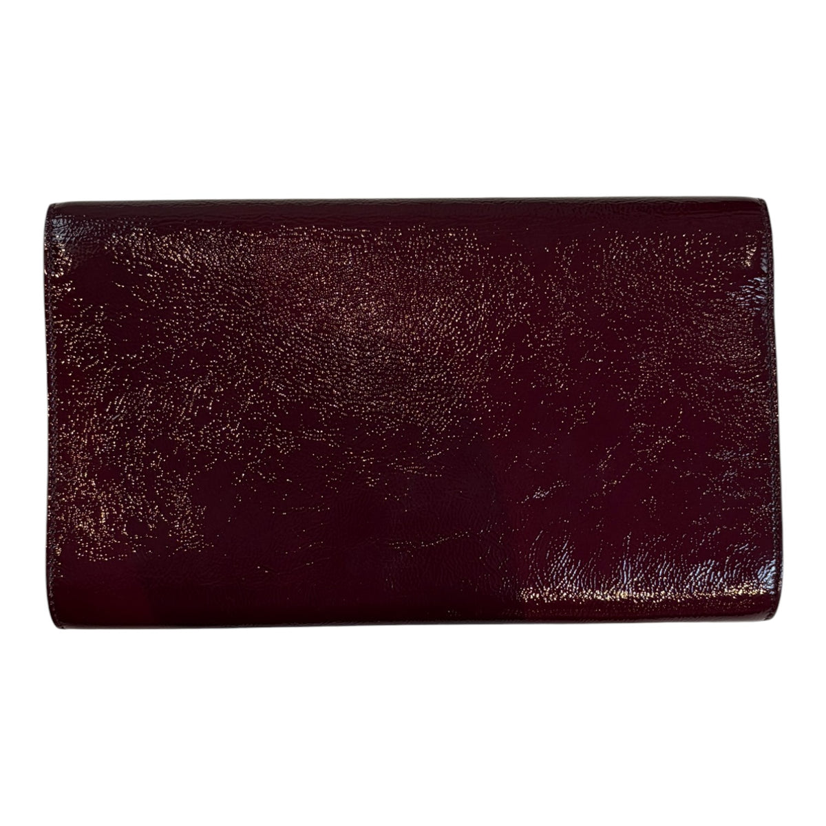 (W) Yves Saint Laurent Burgundy Clutch