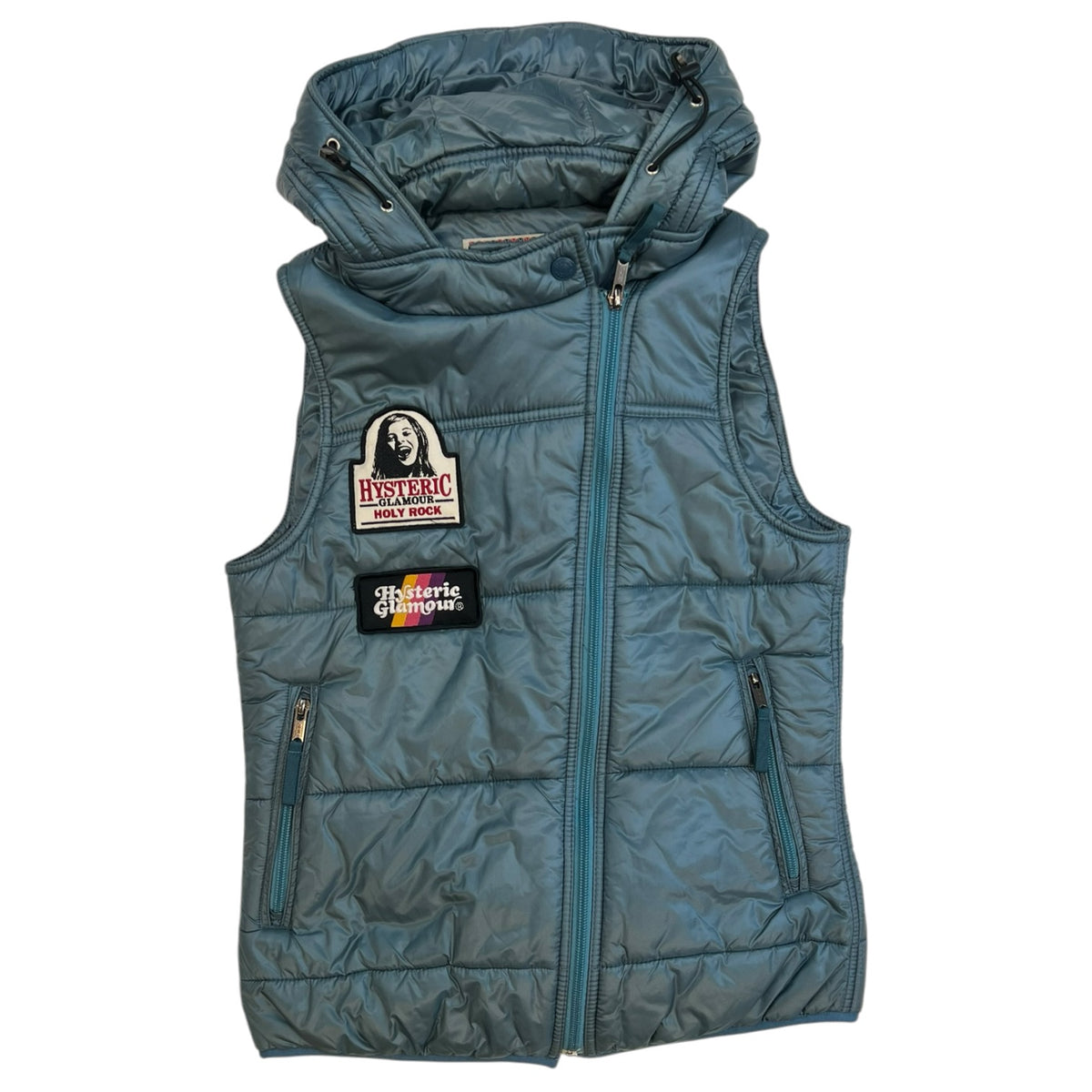 Hysteric Glamour Primaloft Hooded Vest Blue