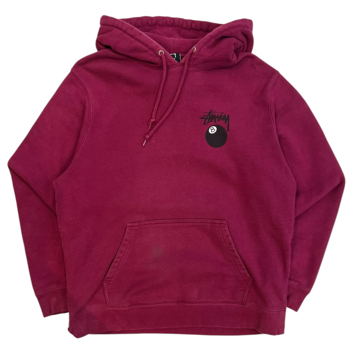 Stussy 8-Ball Hoodie Wine