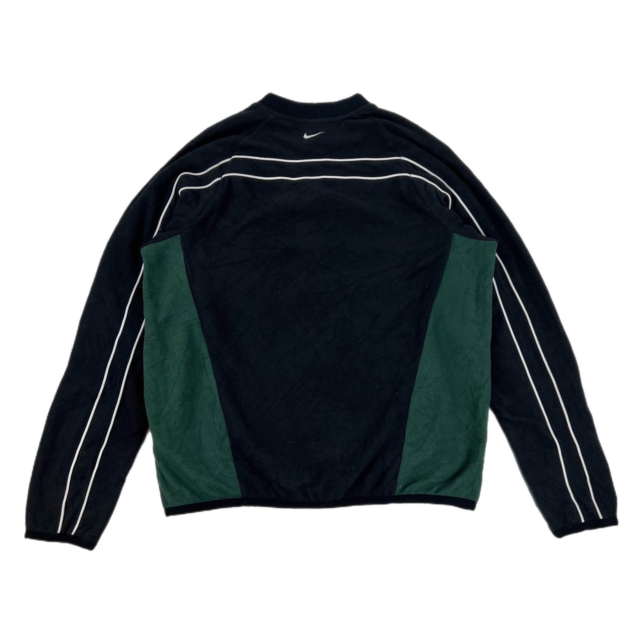 Vintage Nike Football Fleece Crewneck Black/Green