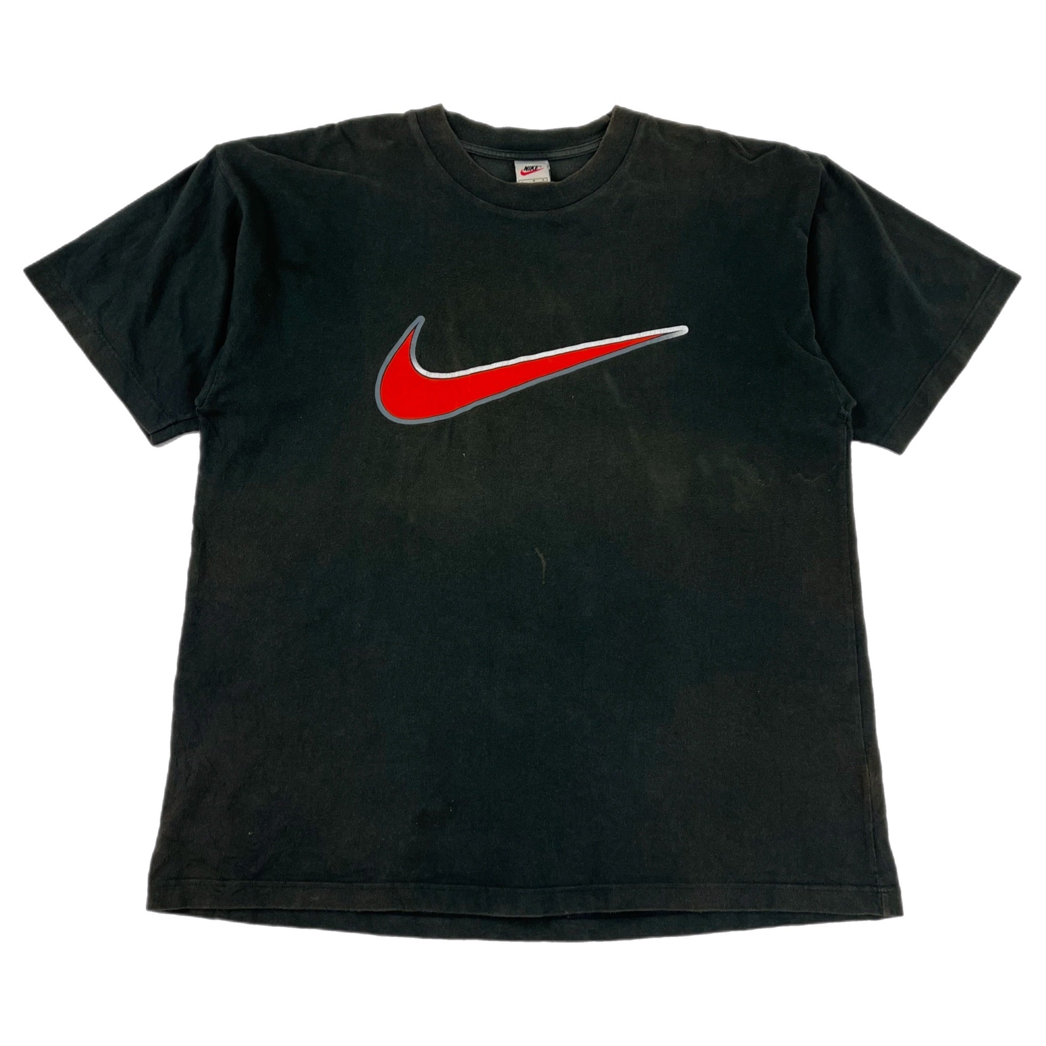 Vintage Nike Big Swoosh T-Shirt Black