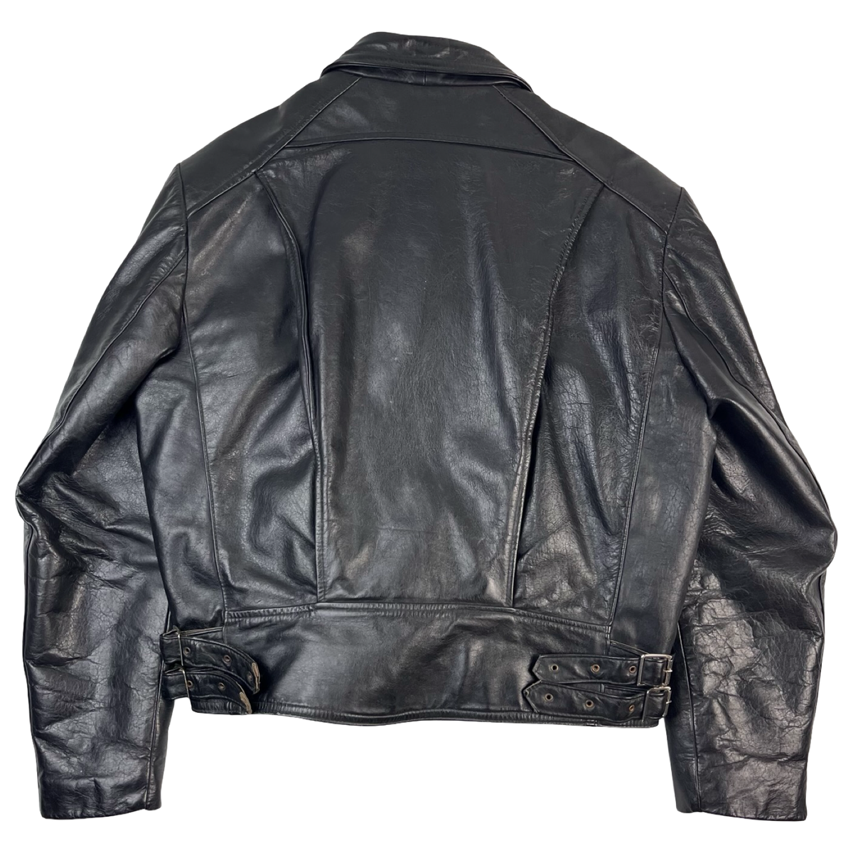 Vintage Biker Style Leather Jacket