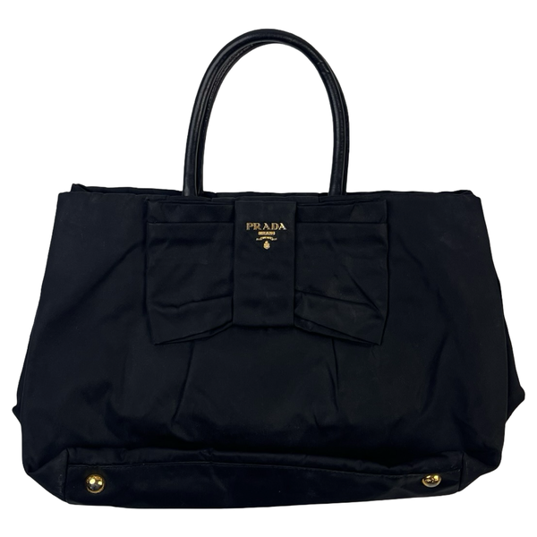 Prada Tessuto Fiocco Bow Handbag