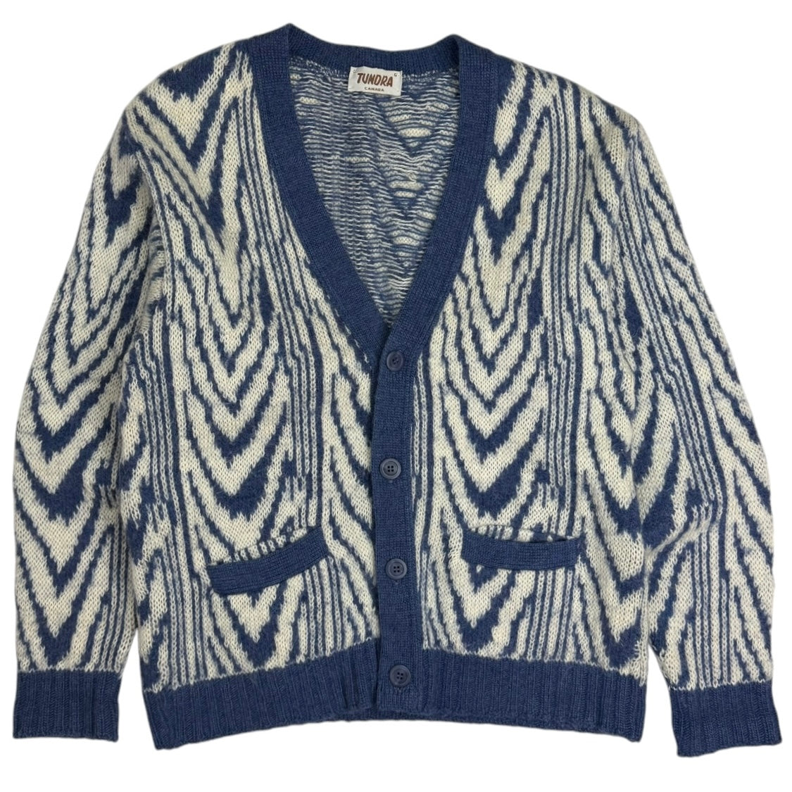 Vintage Tundra Cardigan Blue