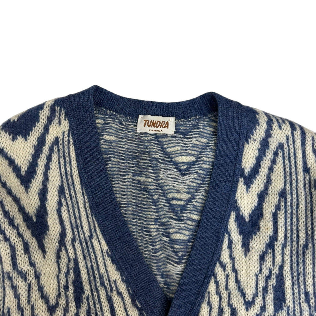 Vintage Tundra Cardigan Blue
