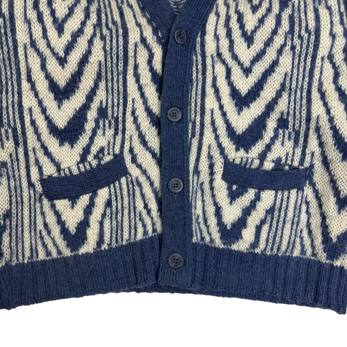 Vintage Tundra Cardigan Blue