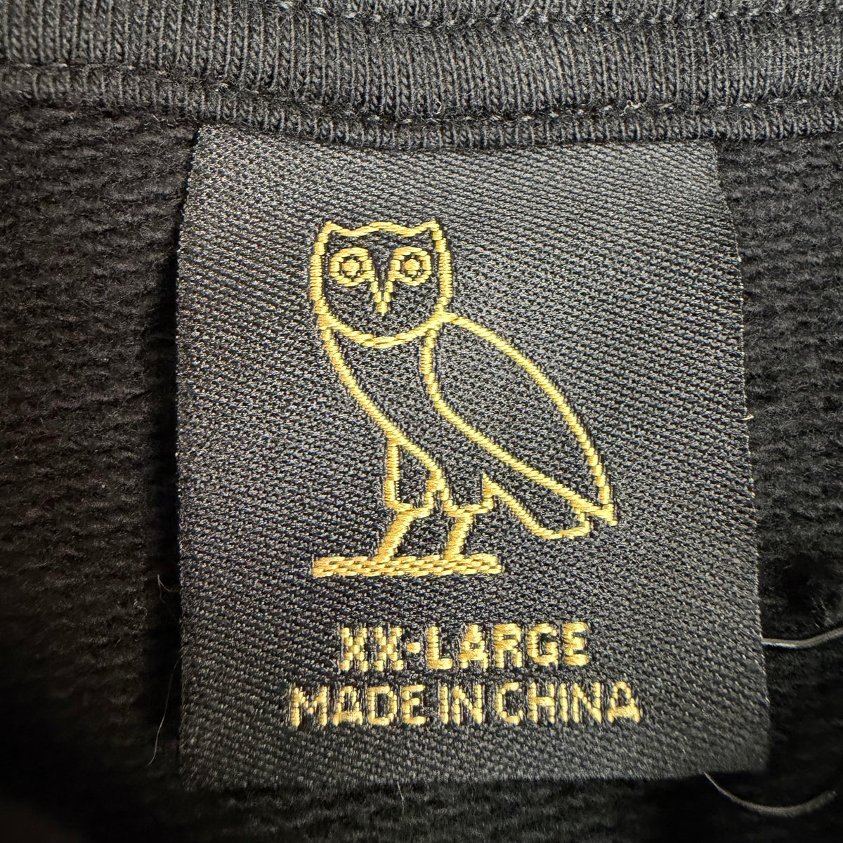 Ovo Owl Logo Hoodie Black