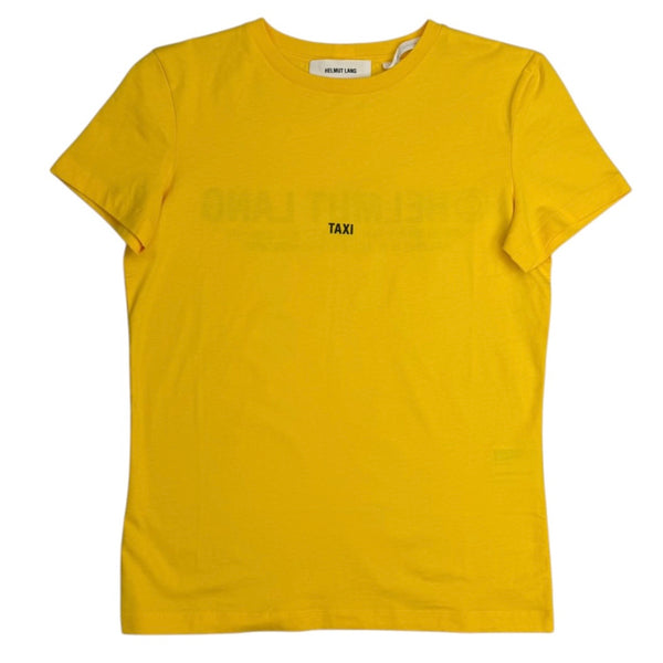 (W) Helmut Lang Taxi Tee Yellow