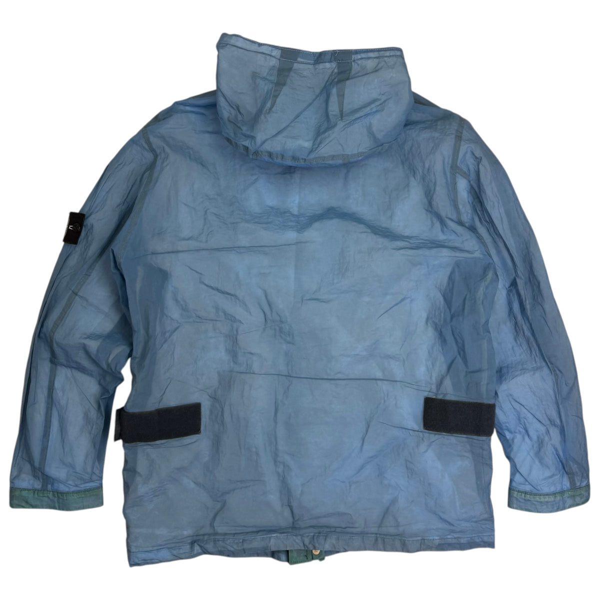 SS2001 Stone Island Pure Metal Shell Jacket Blue